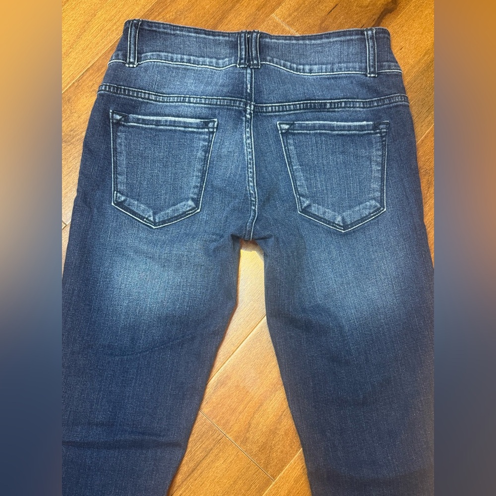 KANCAN Women's Blue Distressed Skinny Jeans - Picture 4 of 8